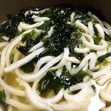 直ぐ出来る関西風わかめうどん